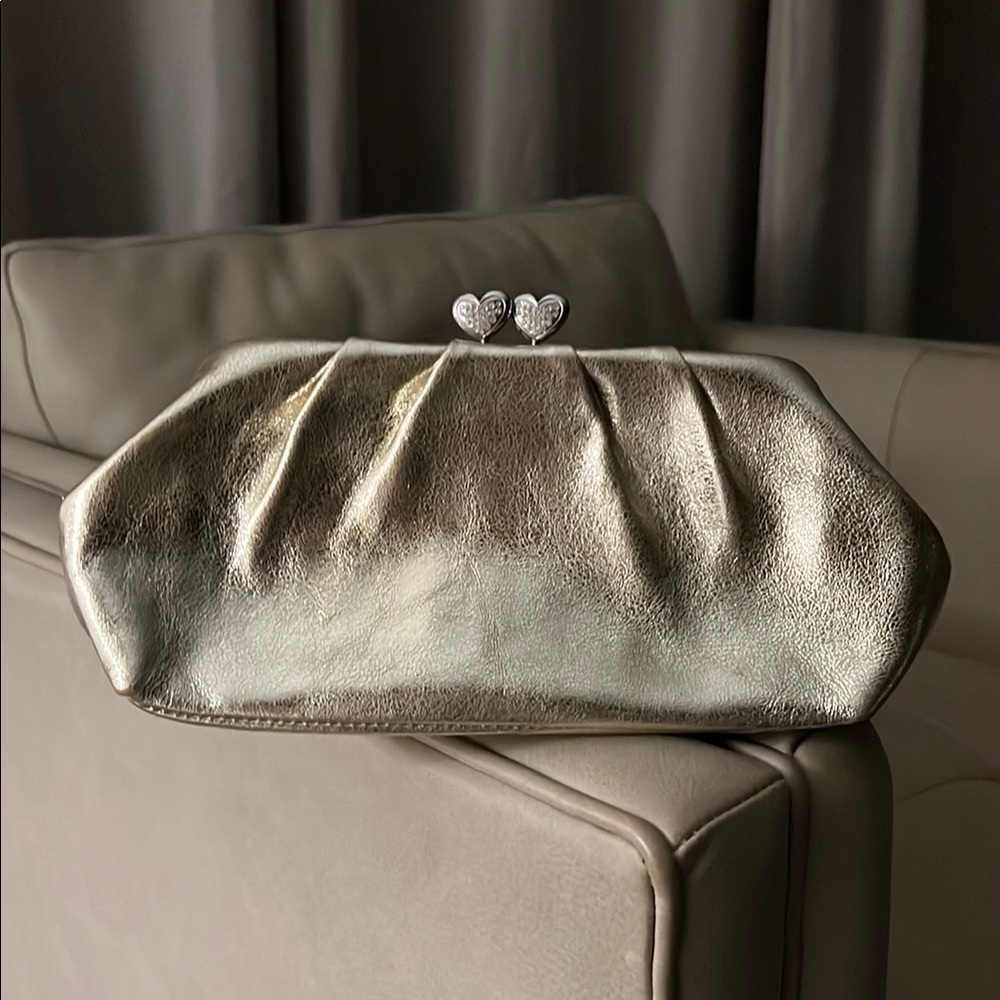 Brighton Elegant Gold Clutch Bag